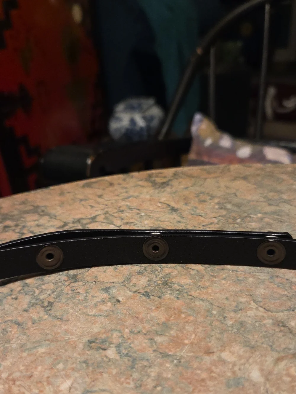 Boden Leather Black Bow Belt Adjustable L/XL